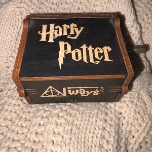 Harry Potter Wooden Music Box: New, Working Condition, 2 1/2” X 2” X 1 3/4”,